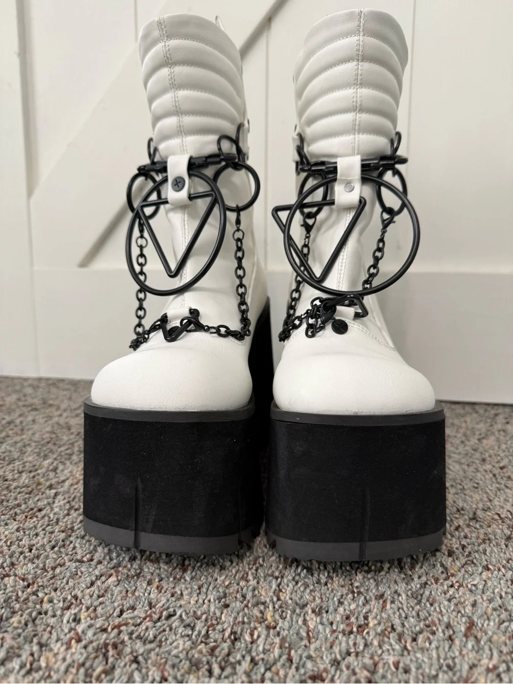 *FLAWED* Demonia Kera-130 Platform Calf High Boots